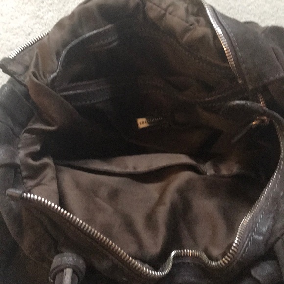 Coccinelle Brown Sparkle Boho bag - Picture 3 of 4